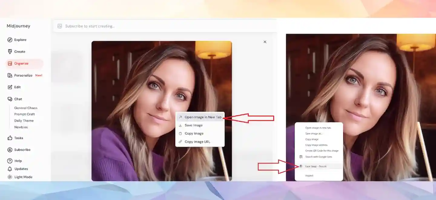 Face Swap Chrome Plugin